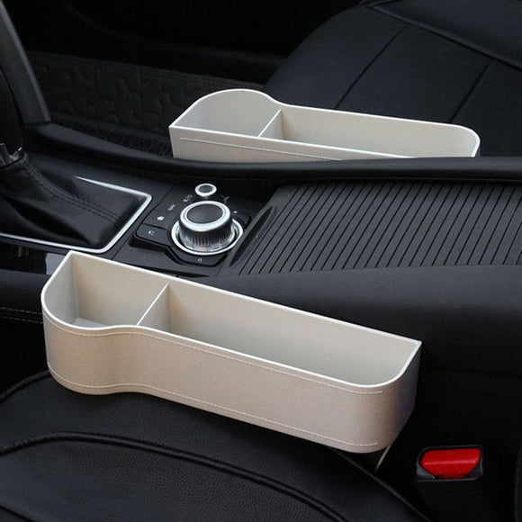 Car Seat Gap Organizer Box Center Console Slit Storage Case Auto Interior Stowing Tidying Accessories
