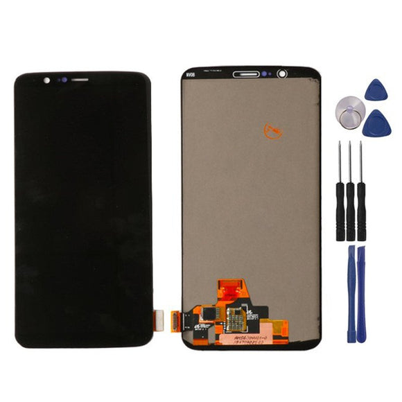 OLED Display + Touch Screen Digitizer Assembly Replacement with Tools for OnePlus 5T 6.01 Inch