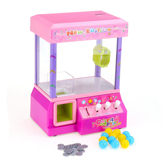 Electronic Claw Game Crane Candy Doll Machine Grabber Kids Toys Home Arcade Gift