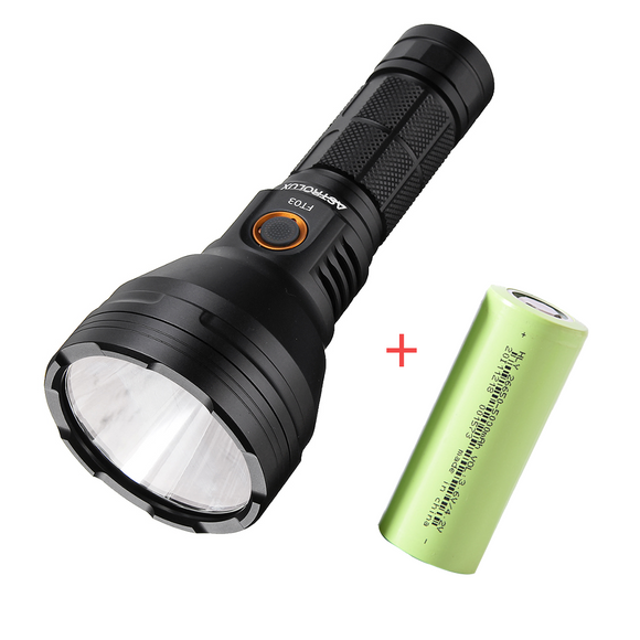 Astrolux FT03 SST40-W 2400lm 875m NarsilM v1.3 USB-C Rechargeable Flashlight + 1Pcs HLY 26650 5000mAh 3.7V 3C Power Battery