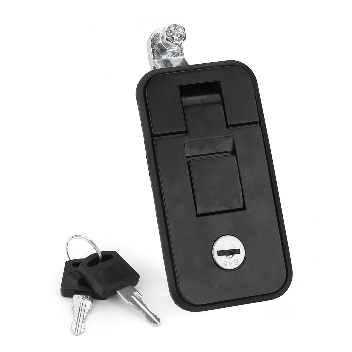 Zinc Alloy Compression Lock Latch Adjustable Handle Black for Toolbox ...