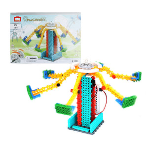HIQ B712 Electric Rotating Swing 63PCS Blocks Toys Building Educational Bricks