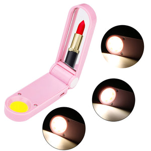 COB LED 3 Modes USB EDC Make up Light 270 Rotation Mini Portable Emergency Night Light Flashlight