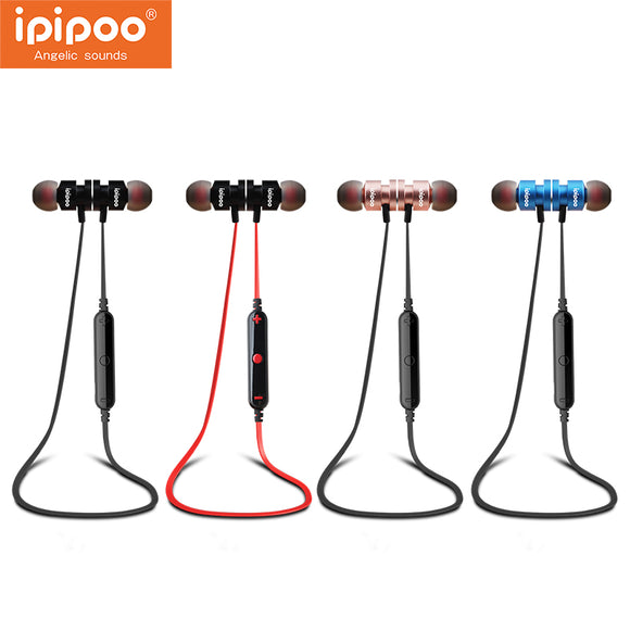Ipipoo IL93BL Wireless Bluetooth 4.2 Sport Earphone Earbuds Stereo Headset with Mic Hands Free