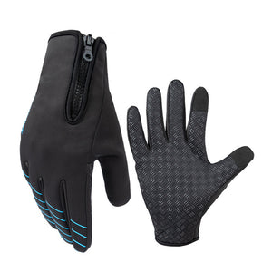 CoolChange Full Finger Cycling Motorcycle Bike Windproof Gloves Touch Screen Anti-slip Ride Bicycle