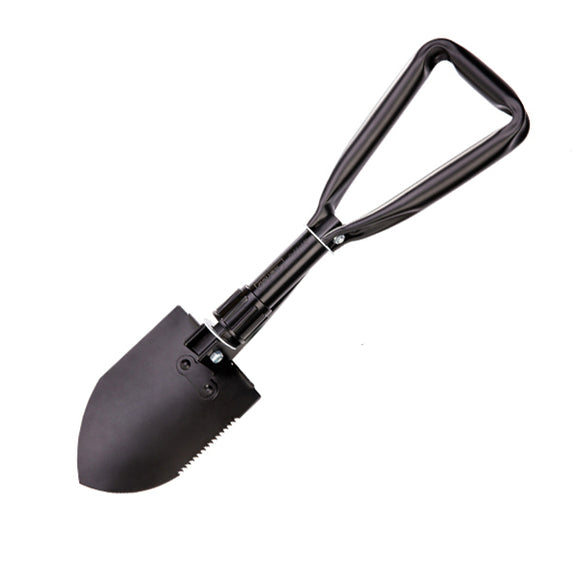 Deli 3 in 1 Multifunctional Camping Folding Shovel Carbon Steel Garden Hiking Outdoor Activity Tool