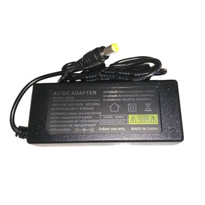 12V5000mA AC 100V-240V Converter Adapter DC 12V 5A 5000mA Power Supply EU Plug 5.5mm x 2.1mm for LED