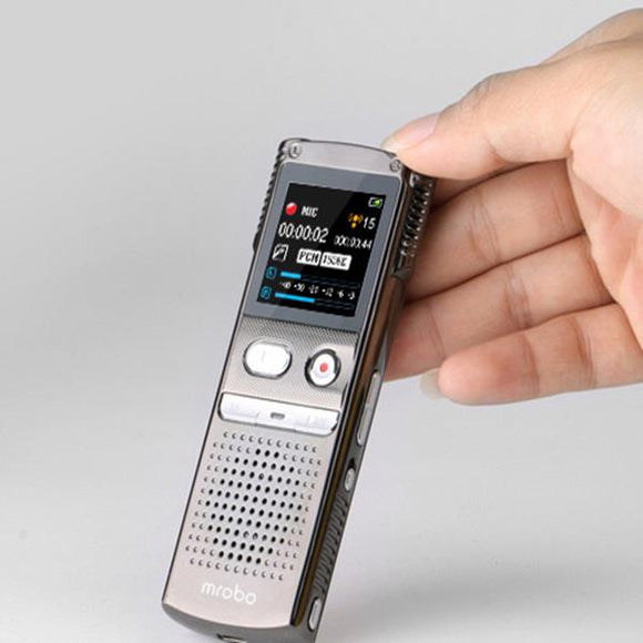 Mrobo M98 8G Mini Digital Audio Sound Voice Recorder MP3 Player Dictaphone
