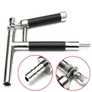 Stainless Steel Premium Beer Gun Tool For 8MM ID Beer Line Home Brew Kit