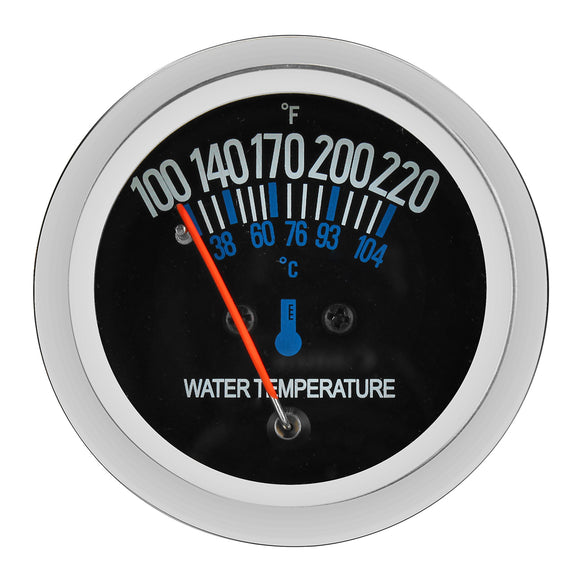 2 Inch 52mm 100-220  Water Temperature Temp Meter Gauge For 12V Car Auto Truck