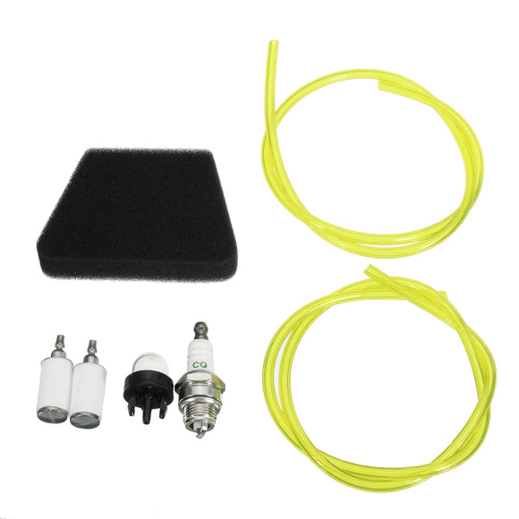 Air Fuel Filter Primer Bulb Spark Plug Fuel Line For Poulan Craftsman Chainsaw