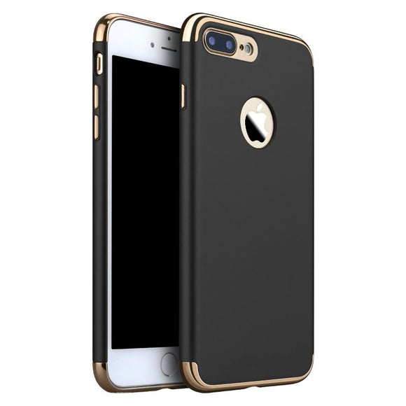 3 In 1 Ultra Thin Plating Hard PC Case For iPhone 7 & iPhone 8