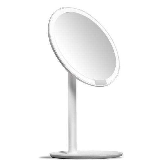 Amiro Lighted Makeup Mirrors with Natural Daylight LED Lights Adjustable Brightness Cordless High Definition Countertop Vanity Mirror from Xiaomi Ecosystem