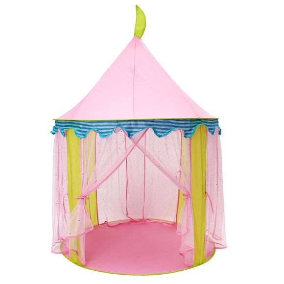 Protable Kids Pink Princess Tent Folding Children Toy House Kids Mosquito Large Game Room