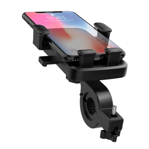 4.7-6.5 Mobile Phone GPS Holder Quick Lock Anti-Skid Shockproof Universal For Motorcycle Bicycles Electric Vehicles Handlebar Installation