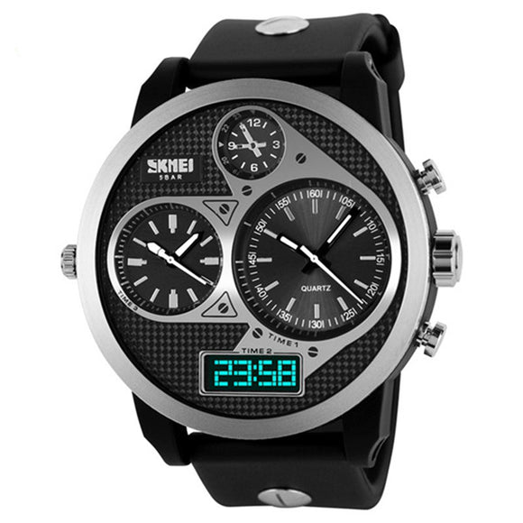 SKMEI Cool Luxury LED Analog Digital Sports Wrist Watch