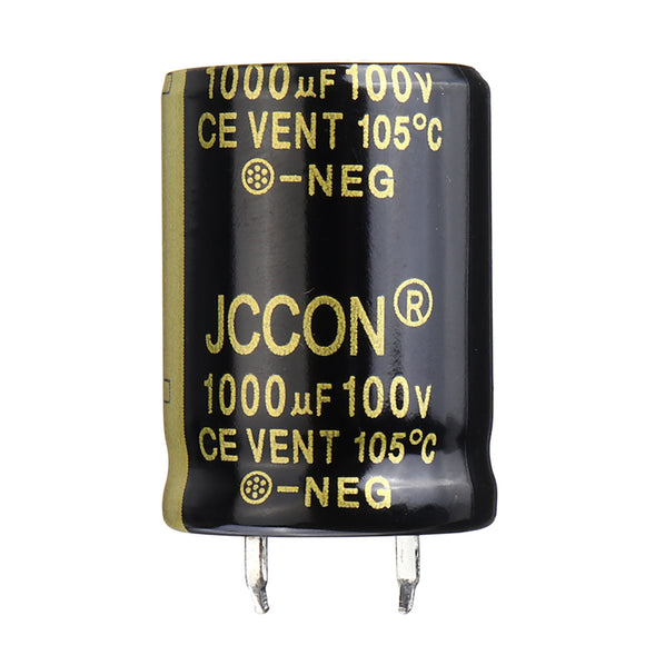 10Pcs 1000UF 100V 22x30mm Radial Aluminium Electrolytic Capacitor High Frequency 105C