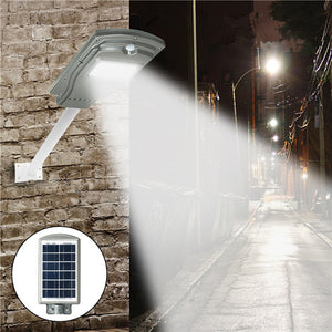 20W Solar Powered Radar Sensor Light Control LED Street Light Outdoor Waterproof Wall Lamp