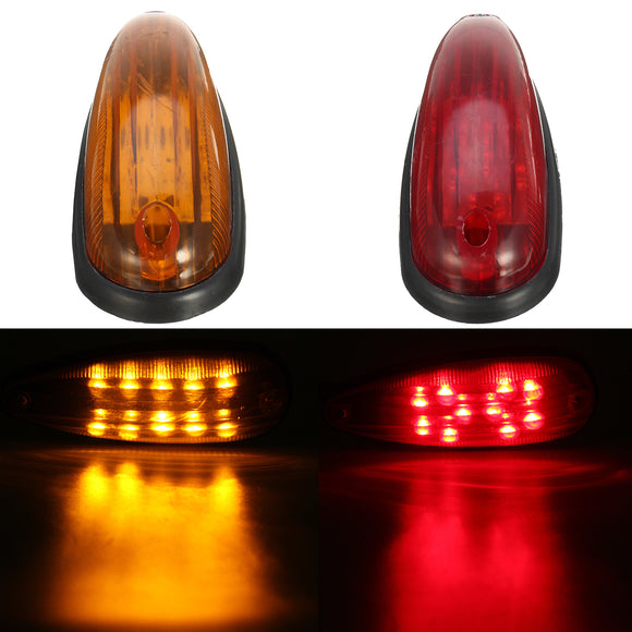 6 Inches 10 LED Car Tail Light Side Marker Lamp for Truck Tailer