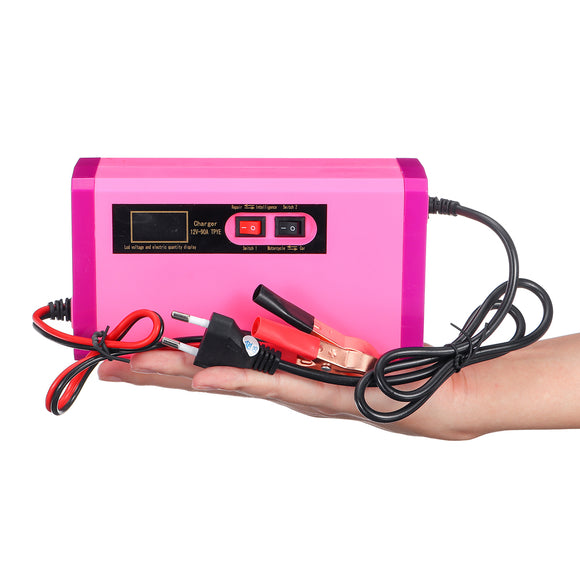 12V 8A 6AH-120AH Charger Pulse Smart Charger Protection Battery Charger for Car Motorcycles