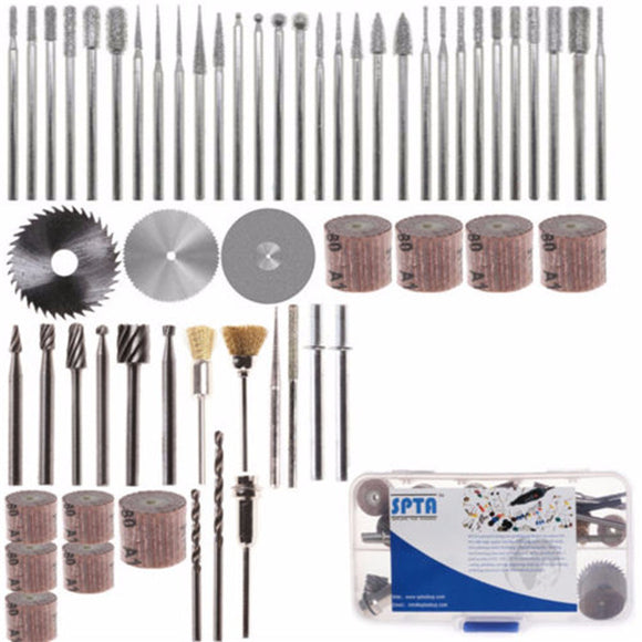 58pcs Assorted Sanding Grinding Polishing Rotary Tool Accessory Set Electric Grinding Mill Accessori