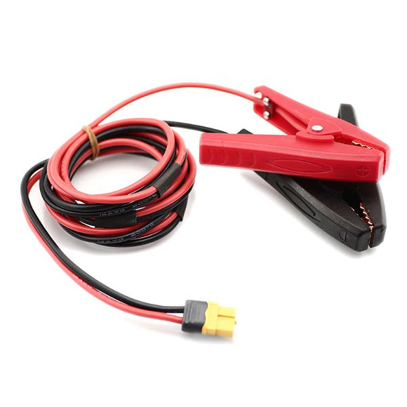 Storage Battery Clips To XT60 Female Plug Connector Converter Adapter For RC Models Lipo Field Charging