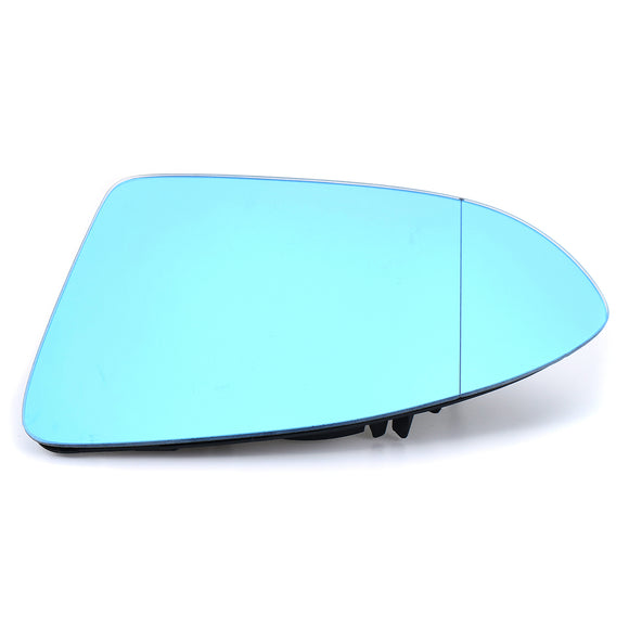 Car Door Wing Mirror Glass Tinted Blue Heated Left Side For VW Golf 7 GTI MK7 14-15