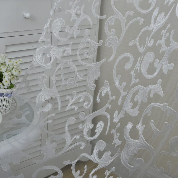 Honana WX-C9 1x2m Fashion European Style Voile Door Window Curtain Room Divider Sheer Curtain
