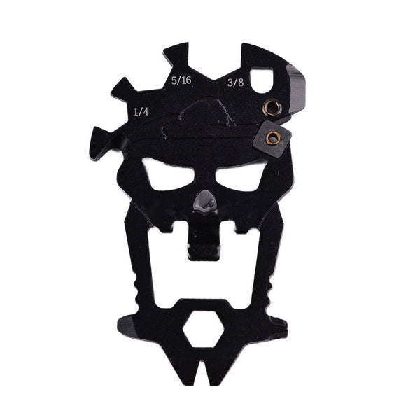 KCASA 12 In 1 Outdoor Skull Multifunctional Combination Tool Multifunction Bottle Opener Screwdriver