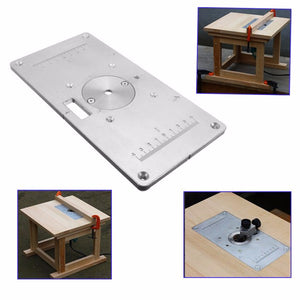 235mm x 120mm x 8mm Aluminum Router Table Insert Plate For Woodworking