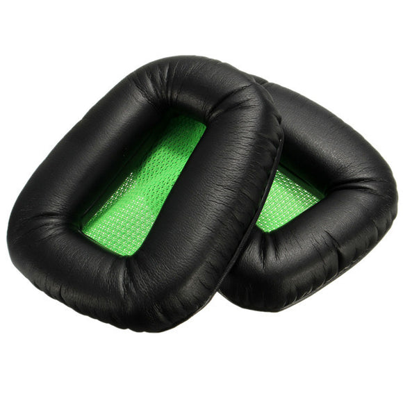 2 x Replacement Green Black Ear Pad Cushion For Razer Electra Version Headphone