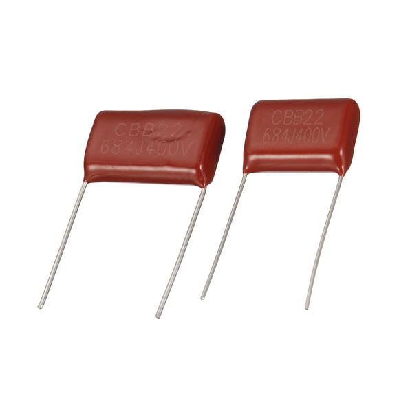 10Pcs 400V 684J pitch 15MM 0.68UF 680nf CBB Polypropylene film capacitor
