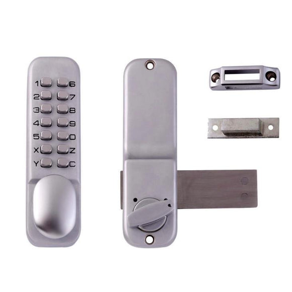 Universal Keyless Entry Mechanical Keypad Push Button Password Zinc Alloy Door Security Code Lock
