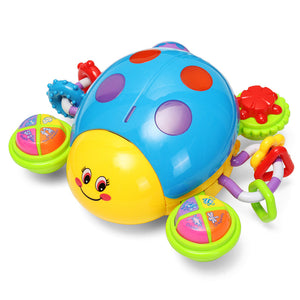 Puzzled Toys Infant Music Crawl Ladybug plaything Electric Sound Toy with Music & Light Toy