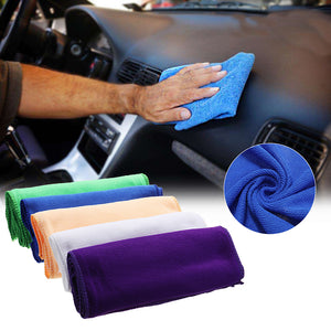 11 Inch 50 Pcs Microfiber Cleaning Cloth Kitchen Camping Wash Dry Clean Polish Cloth Towel