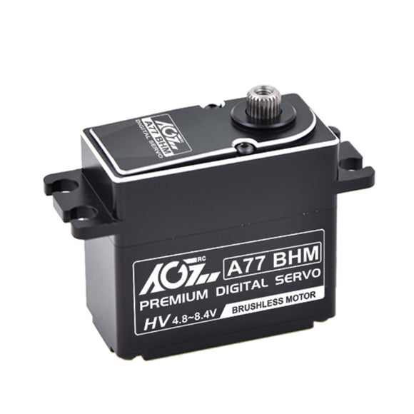 AGF A77BHM 18KG 25T Brushless Metal Gear Digital Servo For 1/8 1/10 RC Car 50-90 Class 26cc-50cc RC Airplane RC Boat