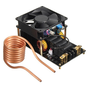 Geekcreit 1000W 20A ZVS Induction Heating Machine Cooling Fan PCB Copper Tube 12-36V