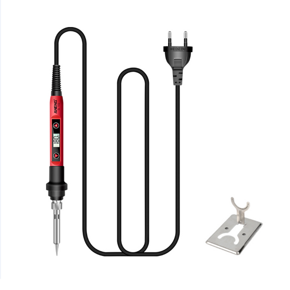 ANENG SL102 220V 60W Digital Electric Soldering Iron Temperature Adjustable Welding Tool Ceramic Heater Soldering Tips