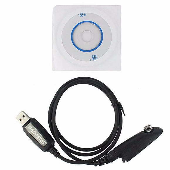 USB Programming Data Cable + CD software for Baofeng  BF-A58 BF-97