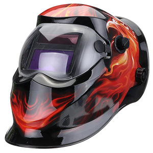 Solar Power Automatic Dimming Welding Helmet Welder Mask Adjustable Head Band PP