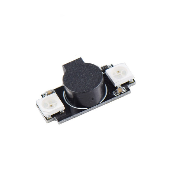5V 100DB Loud Alarm Buzzer With WS2812 Colorful LED for RC Drone NAZE32 F3 F4 F7 Flight Controller