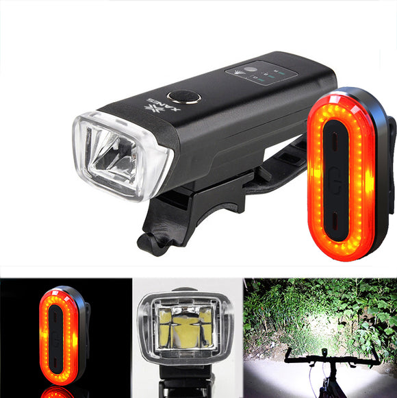 XANES SFL03 600LM XPG LED Smart Induction Bike Light STL03 100LM IPX8 Memory Mode Bicycle Taillig