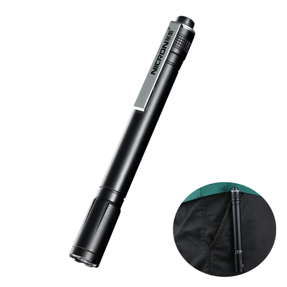 Nicron N2 XP-E2 R3 100Lumens Focusing Economic Portable Pen Shape Flashlight EDC LED Flashlight AAA