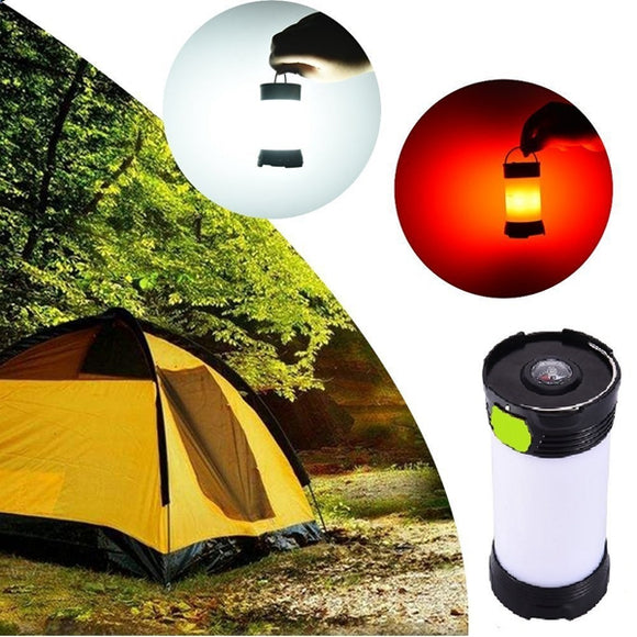 5W Portable LED USB Rechargeable Dimmable Camping Light Lantern IPX4 Waterproof Hiking Emergency