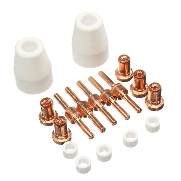 17Pcs Electrode Tip Nozzle For Riland Super 160 LOTOS PLASMA CUTTER 30 / 40 /50A