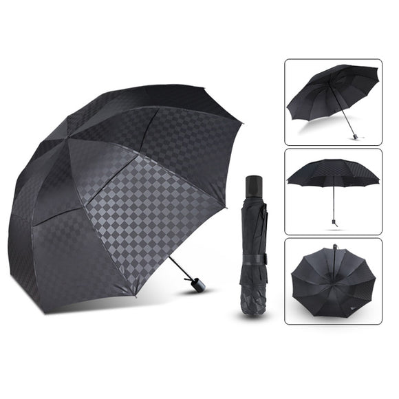 Xmund XD-HK10 27inch 1-2 People Folding Umbrella Double Layer Portable Automatic Umbrella Camping Sunshade