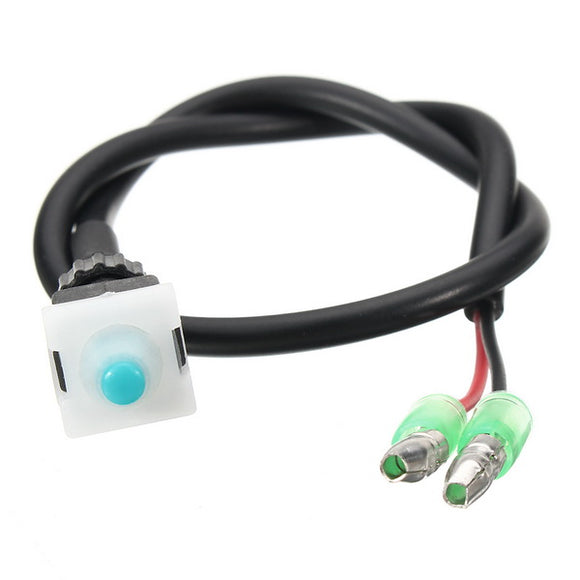 Motorcycle Disc Brake Pump Switch W/ Wire Cable Power Off Square Head 32cm/12.6inches