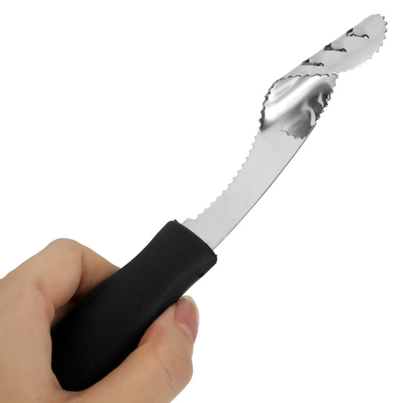 8 Inch Stainless Steel Jalapeno Pepper Corer Soft Grip-ez Serrated Remover Hand Tools