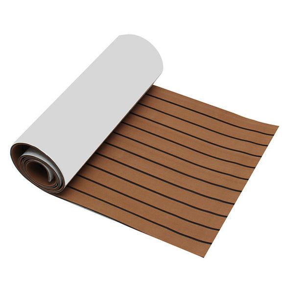 90x200cm/90x230cm EVA Foam 6mm Brown Flooring Faux Teak Boat Decking Sheet Pad