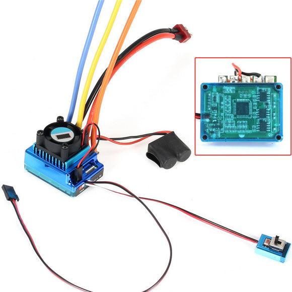 120A ESC Sensored Brushless Speed Controller For 1/8 1/10 Car/Truck Crawler TB